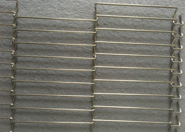 304 Stainless Steel Wire Mesh Conveyor Belt Untuk Ultrasonic Cleaning Conveyor