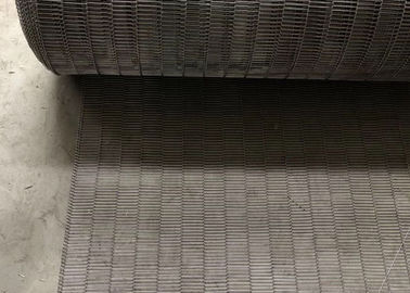 30cm-3m Area Terbuka Besar Flex Wire Mesh Conveyor Belt Flat Flex Food Mesh Belt
