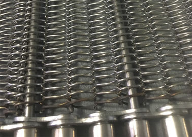 304/316 Sus Spiral Mesh Sabuk Food Grade Untuk Menyampaikan Dan Mengeringkan Makanan