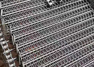 Stainless Steel Permeabilitas Udara Yang Baik Oven Pendingin Roti Spiral Mesh Belt