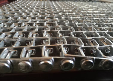 Makanan Beku Honeycomb Wire Mesh, Chain Mesh Belt Area Terbuka Besar Aliran Udara Mudah