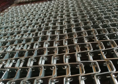 Pengolahan Makanan Flat Wire Mesh Belt Kekuatan Tarik Tinggi Mudah Dibersihkan