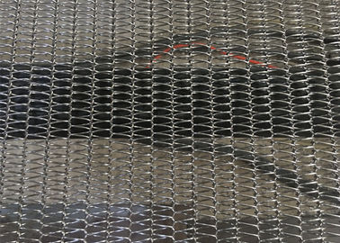 316L SS Food Mesh Belt Lebar 200mm-5000mm Mudah Bersih Untuk Pendinginan Makanan
