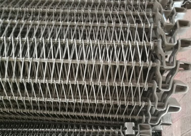 Makanan Pembekuan Stainless Steel Wire Mesh Conveyor Belt Fungsi Menyampaikan Baik