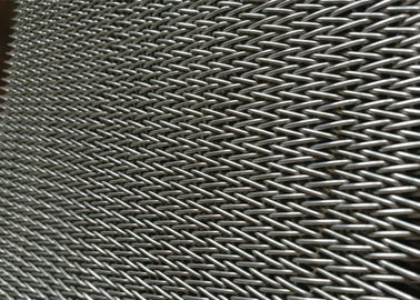 CE SGS 304SS Longlife Herringbone Wire Mesh Belt Untuk Kue Biskuit