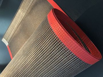Breathability Tinggi  Mesh Conveyor Belt Ukuran Lubang Besar Tahan Asam