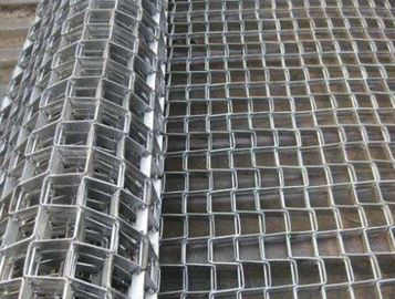 316L SS Flat Wire Mesh Belt Tahan Suhu Tinggi Untuk Memanggang Roti