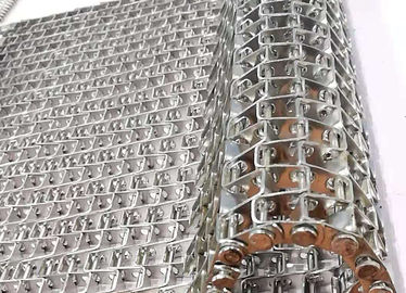 Kekuatan tinggi Stainless Steel Honeycomb Belt, Conveyor Belt Wire Mesh Food Grade
