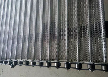 Sabuk Spiral Mesh logam tahan lama dengan 304 Stainless Steel untuk mesin pembuat roti