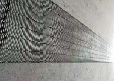 Desain Kustom Flat Flex Conveyor Belt 304 Stainless Steel Untuk Pengeringan Sayuran