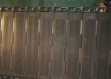 Belt Conveyor Mesh Chain Kuat, dapat digunakan kembali dengan mudah Dibersihkan
