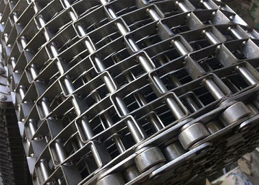 Sabuk Konveyor Kawat Datar Industri Farmasi Fleksibel SUS304 CE / SGS Lulus