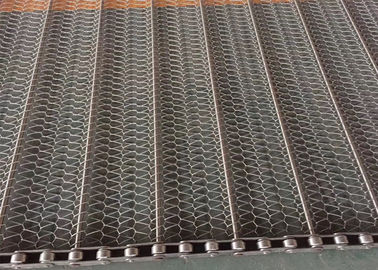 304SS Chain Wire Mesh Belt / Chain Conveyor Belt Untuk Mesin Pengeringan Mie
