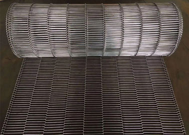Oven Proses Tortilla Sabuk Konveyor Datar Fleksibel Stainless Steel