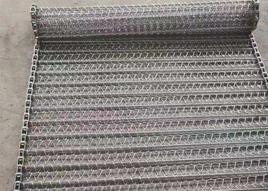 Roti Pendingin Spiral Wire Mesh Conveyor Belt Dengan Food Grade 304 Stainless Steel