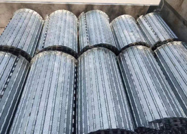 Food Grade 304 SS Plat Tautan Konveyor Sabuk Untuk Mesin Buah Kelapa Sawit