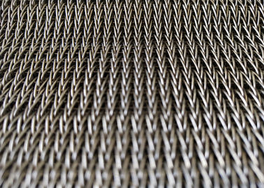 Anti Korosi Hotel Dekoratif Stainless Steel 304 Spiral Wire Mesh Belt