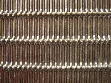 SS316L Spiral Mesh Belt, Wire Mesh Spiral Seimbang Untuk Dekorasi Hotel