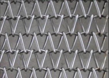 Kacang Pengeringan Rantai 316 Stainless Steel Mesh Conveyor Belt Untuk Lebar Sabuk 300mm