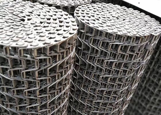 304 stainless steel Flat Wire Mesh Belt sangat bernapas