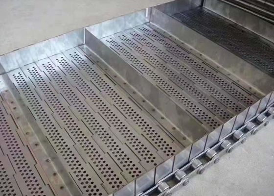 304/316 / 316L Stainless Steel Rantai Mesh Conveyor Belt Dukungan Disesuaikan