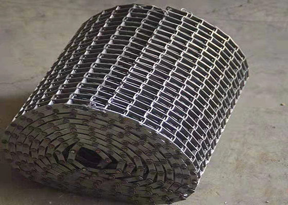 Transportasi Beban Berat Umur Panjang Carbon Steel Flat Wire Mesh Belt