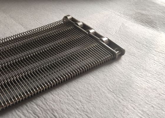 Konveyor 76.2mm Beban Berat Spiral Mesh Belt
