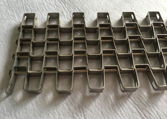 Anti Karat 304 Stainless Steel 100mm Flat Wire Mesh Belt