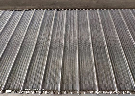 Pizza Oven Welded Edge 316L 1.2mm Spiral Conveyor Belt