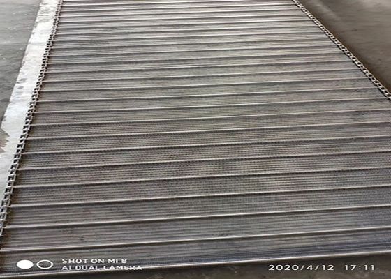 Oven Mie Instan 304 Stainless Steel Chain Mesh Conveyor Belt 2mm