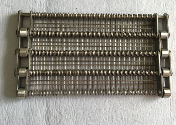 Sayuran Blansing Oven SUS316L Spiral Mesh Belt