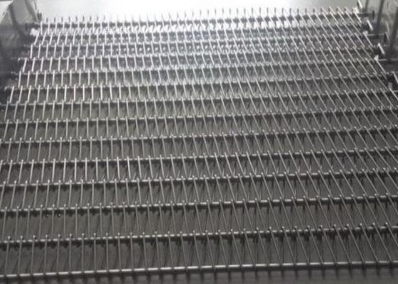 Mendinginkan makanan kering 304 Sabuk Jala Spiral Stainless Steel