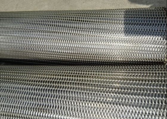 Furnace 310 Stainless Steel Seimbang Sabuk Konveyor Tenun