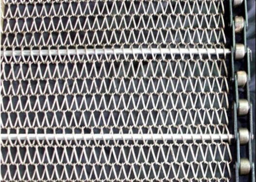 304 Stainless Steel Spiral Mesh Belt Untuk Menyaring Dan Membersihkan Buah
