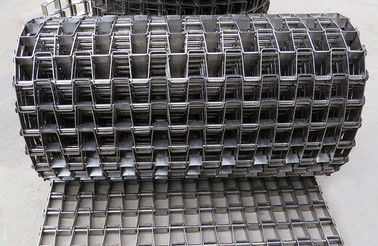 Industrial Flat Wire Mesh Conveyor Belt Rustless Steel Wire Belt untuk pembekuan Baking Pengeringan dan pencucian garis