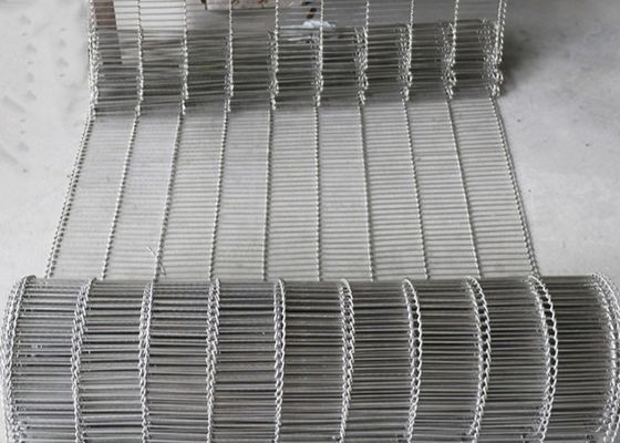 1m Lebar Industri Obat Sus304 Flat Flex Wire Belt