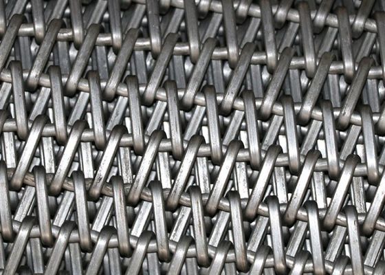 Pasta Pengeringan Stainless Steel Kawat Datar Seimbang Weave Belt