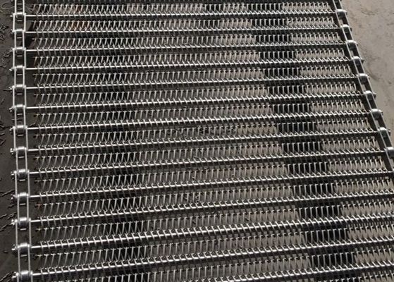 Oven Makanan Goreng Sabuk Rantai Konveyor Stainless Steel Tebal 2 Mm