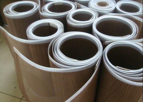 Uv Curing Machine  Conveyor Belts, 1x1 FDA Ptfe Mesh Belt