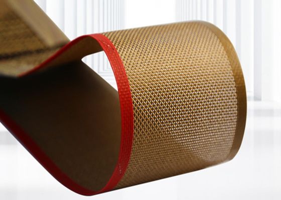 2x2.5mm Tahan Panas Uv Dryer PTFE Mesh Belt