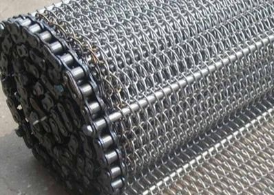 Stainless Steel 316L Rantai Konveyor Belting Beban Berat