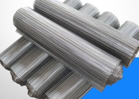 Sus310 Balanced Weave Metal Mesh Conveyor Belt Tahan Suhu Tinggi