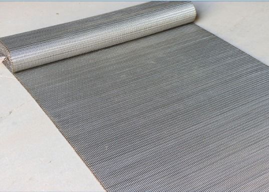 CE Stainless Steel Balanced Weave Mesh Wire Conveyor Belt Untuk Pemrosesan Keramik