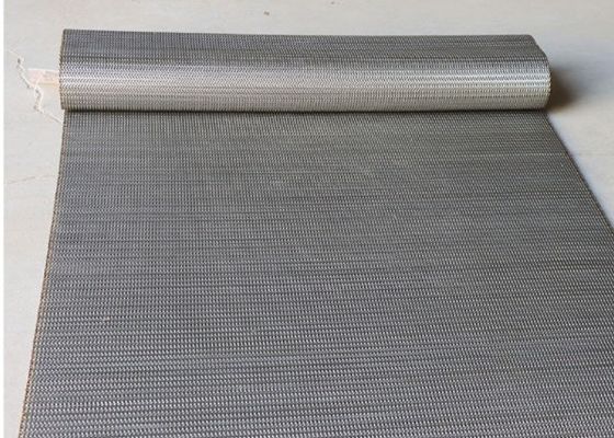 Welded Edge Sus310 Balanced Weave Conveyor Belts Untuk Steel Tube Annealing