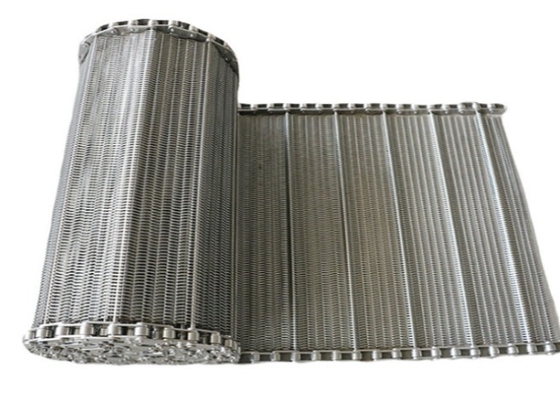 Fleksibel Sus304 Perangkat Pendingin Spiral Mesh Belt