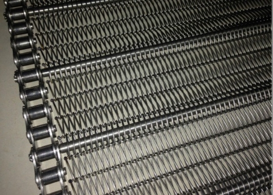 Sabuk Konveyor Rantai Industri Pembekuan Cepat Food Grade 304 Stainless Steel