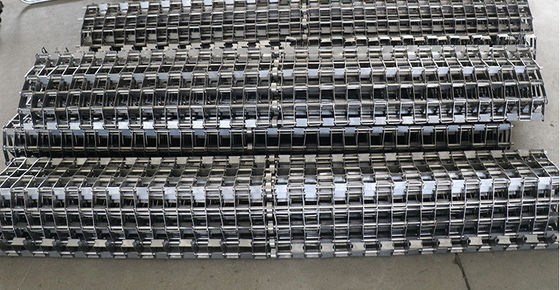 Flat Wire Mesh Belt untuk Pengolahan Makanan Conveyor Stainless Steel Balanced Weave Belt Tahan Suhu Tinggi