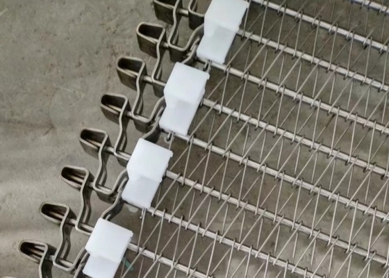 1.2mm Dia Chain Link Spiral Mesh Belt Untuk Mesin Pendingin Roti
