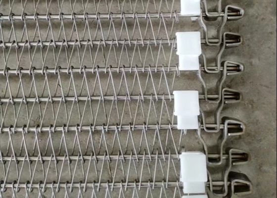 Stainless Steel Chain Link Spiral Wire Mesh Conveyor Belt