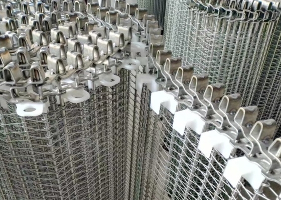 Sabuk Spiral Mesh Lebar 1m Untuk Oven Terowongan Roti